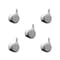Service Caster 2 Inch MRI Safe Casters, 7/16 Grip Ring Stem, Set of 5, 5PK SCC-GR02S50-TPR-GRY-71678-MRI-5 - alternate 1